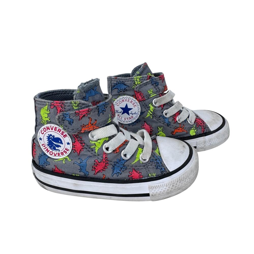 Converse Chuck Taylor AS Dinoverse Toddler Shoes Unisex Kids 5 Multi‎ Hook Loop
